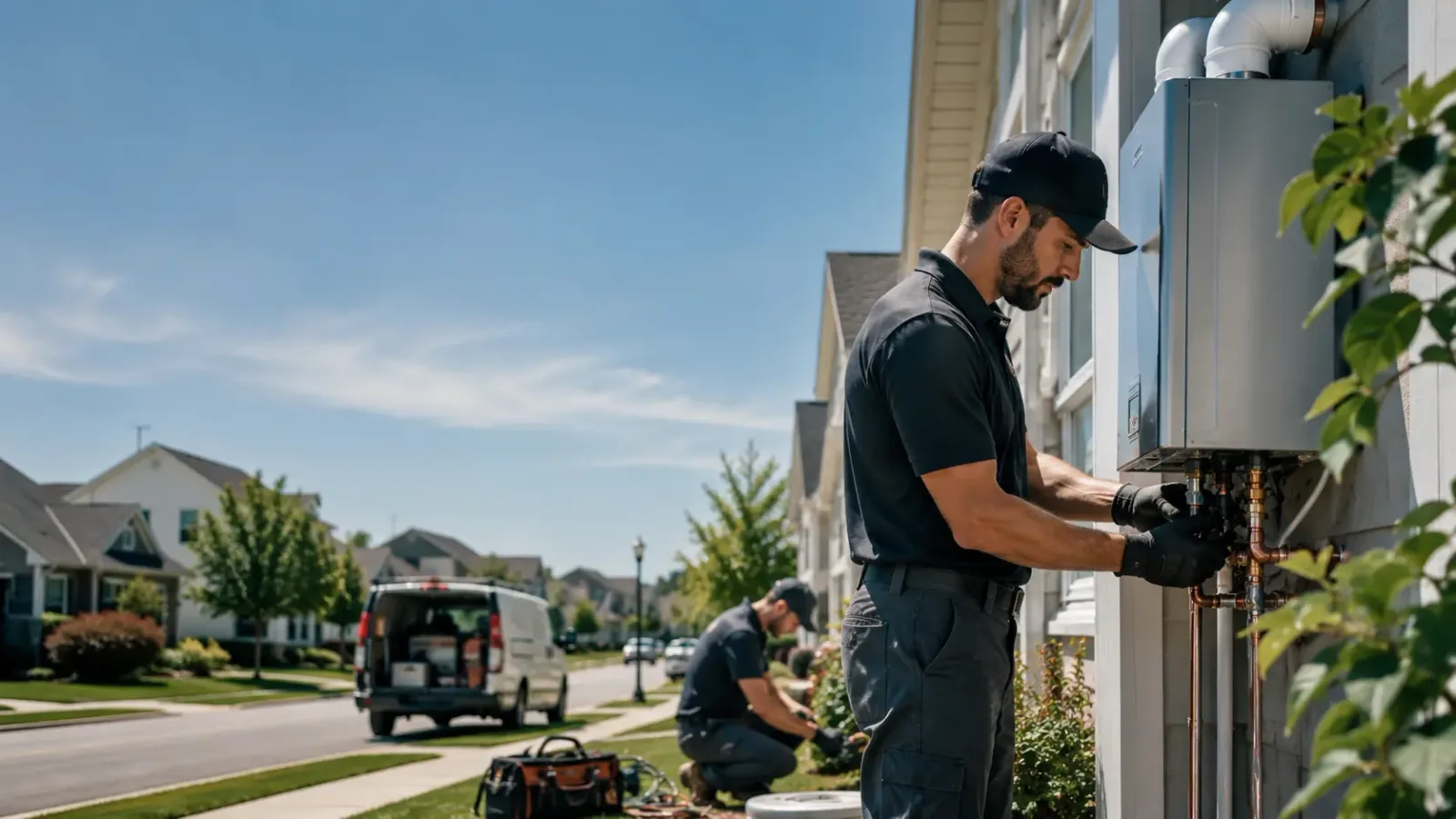Tankless Water Heater Installation in Hope, IN